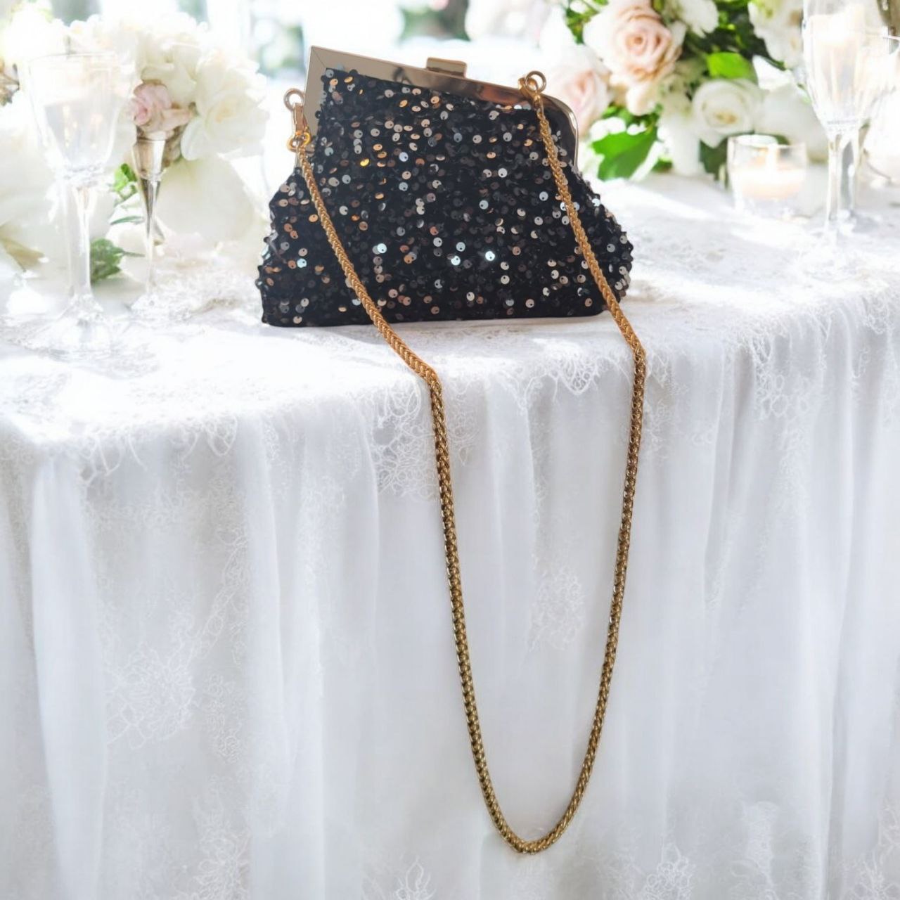 Elegante Clutch met Pailletten