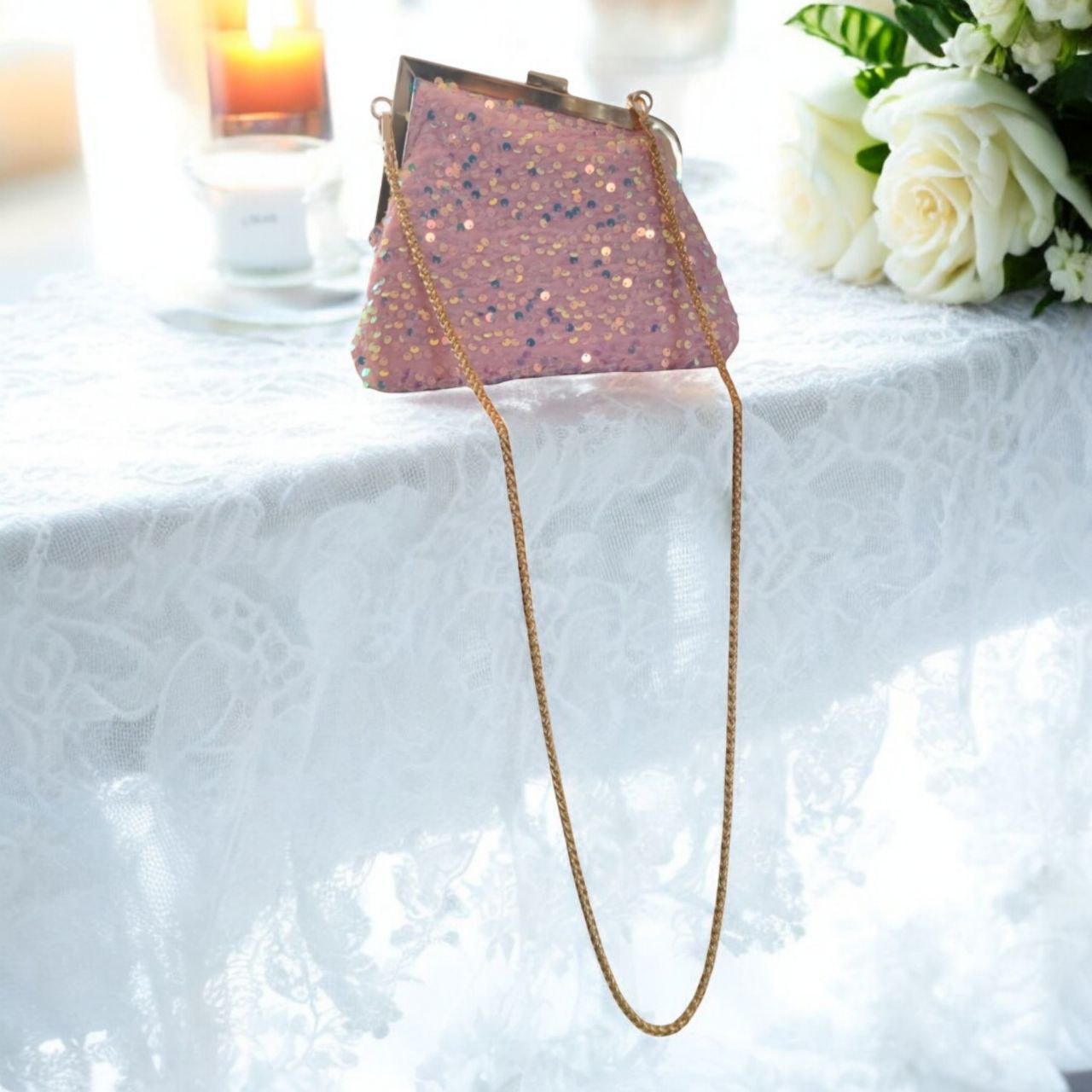 Elegante Clutch met Pailletten